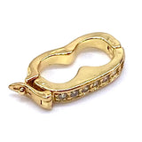 Small Gold Diamond Clasp