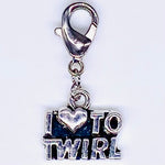 I Love to Twirl Clip-On Charm