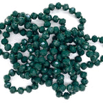 Green Dark-Sparkle Beaded Necklace