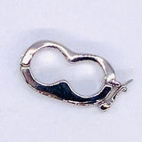 Small Silver Diamond Clasp