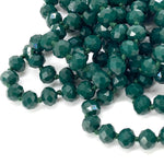 Green Dark-Sparkle Beaded Necklace