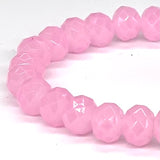 Pink Light-Sparkle Beaded Bracelet