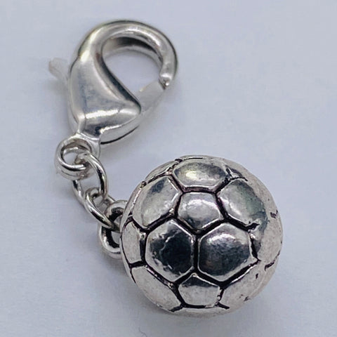 Soccer Ball 3D Clip-On Charm