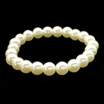 White Antique-Pearl Beaded Bracelet