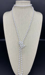 White-Pearl Beaded Necklace