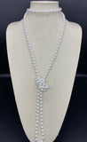 White-Pearl Beaded Necklace