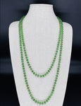 Green Kelly-Transparent Beaded Necklace