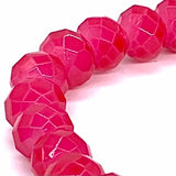 Pink Dark-Sparkle Beaded Bracelet