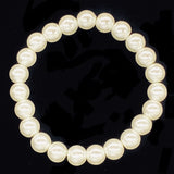 White Antique-Pearl Beaded Bracelet