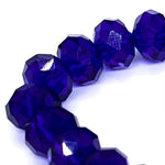 Blue Royal-Transparent Sparkle Beaded Bracelet