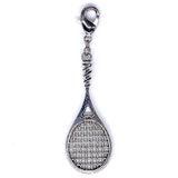 Tennis Racket Clip-On Charm, Large