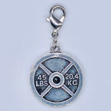 Weight 45 Lb. Clip-On Charm