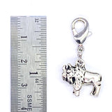 Buffalo Full Body Clip-On Charm