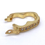 Small Gold Diamond Clasp