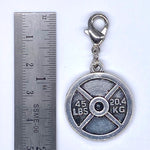 Weight 45 Lb. Clip-On Charm