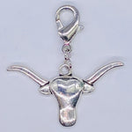 Longhorn Head Clip-On Charm