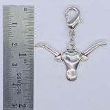 Longhorn Head Clip-On Charm