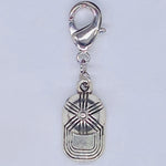 Silver Ball Cap Clip-on Charm