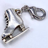 Ice Skate Clip-On Charm