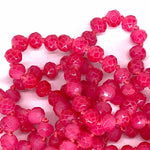 Pink Dark-Sparkle Beaded Necklace