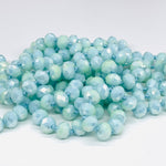 Turquosie Pale-Iridescent Beaded Necklace