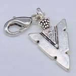 Arrowhead/Spear Point Clip-On Charm