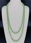 Green Apple-Iridescent Beaded Necklace