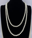 White Antique-Pearl Beaded Necklace