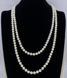 White Antique-Pearl Beaded Necklace