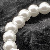 White-Pearl Beaded Bracelet