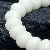 White-Sparkle Beaded Bracelet