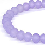 Purple Lavender-Matte Beaded Bracelet