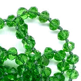 Green Kelly-Transparent Beaded Necklace