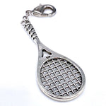 Tennis Racket Clip-On Charm, Large