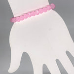 Pink Light-Sparkle Beaded Bracelet