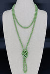 Green Apple-Iridescent Beaded Necklace