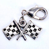 Checkered Flags Clip-On Charm