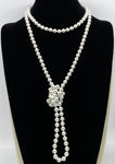 White-Pearl Beaded Necklace