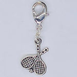 Tennis Rackets Clip-On Charm