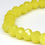 Yellow Pale-Sparkle Beaded Bracelet