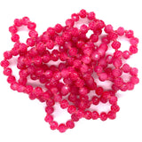 Pink Dark-Sparkle Beaded Necklace