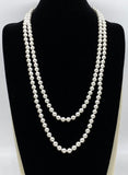 White-Pearl Beaded Necklace