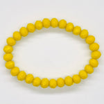 Yellow-Sparkle Beaded Bracelet