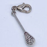 Lacrosse Stick Clip-On Charm