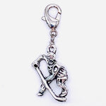 Ice Hockey Player Clip-On Charm