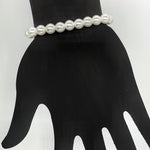 White-Pearl Beaded Bracelet