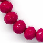 Pink Fuchsia-Shine Beaded Bracelet